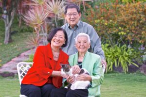 Mazie Hirono With Her Family